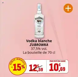 Coccinelle Express Vodka blanche zubrowka offre