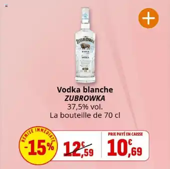 Coccinelle Express Vodka blanche zubrowka offre