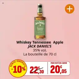 Coccinelle Express Whiskey tennessee apple jack daniel's offre