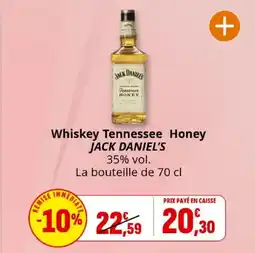 Coccinelle Express Whiskey tennessee honey jack daniel's offre