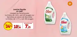 Coccinelle Express Lessive liquide le chat offre