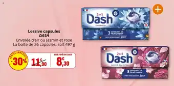 Coccinelle Express Lessive capsules dash offre