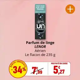 Coccinelle Express Parfum de linge lenor offre