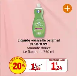 Coccinelle Express Liquide vaisselle original palmolive offre