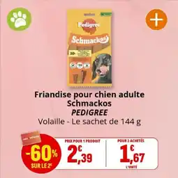 Coccinelle Express Friandise pour chien adulte schmackos pedigree offre