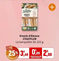 Coccinelle Supermarché Knack d'alsace stoeffler offre