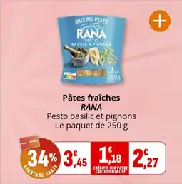 Coccinelle Supermarché Pâtes fraîches rana offre