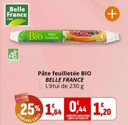 Coccinelle Supermarché Pâte feuilletée bio belle france offre