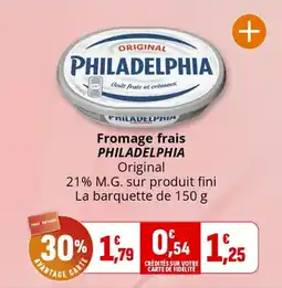 Coccinelle Supermarché Fromage frais philadelphia offre