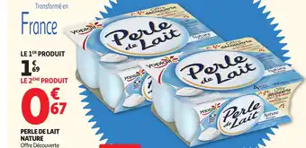 Auchan PERLE DE LAIT NATURE offre
