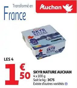 Auchan AUCHAN Skyr nature offre
