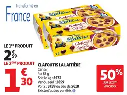 Auchan LA LAITIÈRE Clafoutis offre