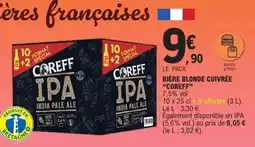 E.Leclerc BIÈRE BLONDE CUIVRÉE “COREF” offre