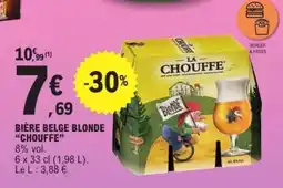 E.Leclerc BIÈRE BELGE BLONDE “CHOUFFE” offre