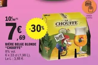 E.Leclerc BIÈRE BELGE BLONDE “CHOUFFE” offre