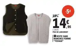 E.Leclerc Veste sans manches femme 'TISSAIA' offre