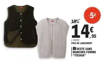 E.Leclerc Veste sans manches femme 'TISSAIA' offre