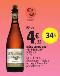 E.Leclerc BIÈRE GRAND CRU “ST FEUILLIEN” offre