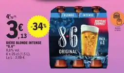 E.Leclerc BIÈRE BLONDE INTENSE '8.6' offre