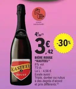 E.Leclerc Bière rouge KASTEEL offre