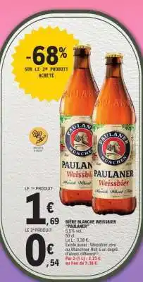 E.Leclerc PAULANER Weissbier offre