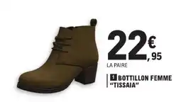 E.Leclerc Bottillon Femme 'Tissaia' offre