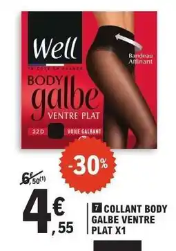 E.Leclerc COLLANT BODY GALBE VENTRE PLAT X1 offre