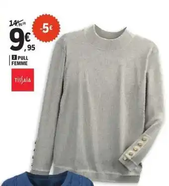 E.Leclerc 2 Pull Femme offre