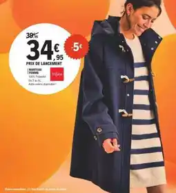 E.Leclerc Manteau femme offre
