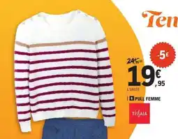E.Leclerc 6 PULL FEMME offre