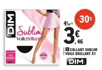 E.Leclerc COLLANT SUBLIM VOILE BRILLANT X1 offre