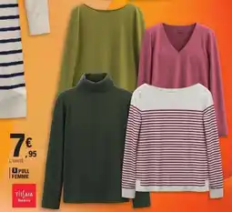 E.Leclerc 3 Pull Femme offre