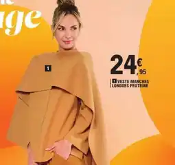 E.Leclerc Veste Manches Longues Feutrine offre
