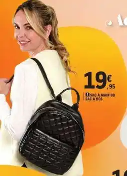 E.Leclerc SAC À MAIN OU SAC À DOS offre