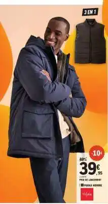 E.Leclerc Parka homme offre