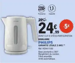 E.Leclerc Bouilloire PHILIPS offre