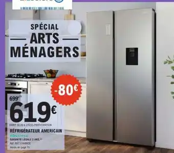 RÉFRIGÉRATEUR AMÉRICAIN Hisense