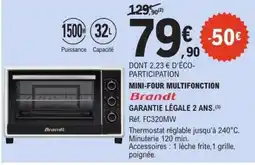 E.Leclerc MINI-FOUR MULTIFONCTION Brandt offre