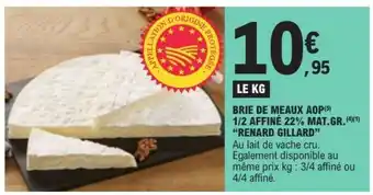 E.Leclerc Brie De Meaux Aop offre