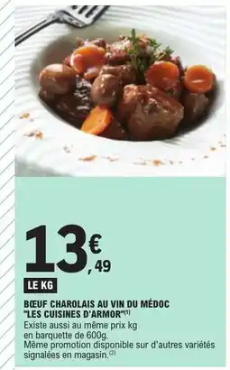 E.Leclerc Bœuf Charolais au Vin du Médoc Les Cuisines d'Armor offre