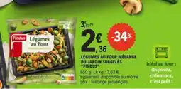 E.Leclerc LÉGUMES AU FOUR MÉLANGE DU JARDIN SURGELÉS “FINDUS” offre
