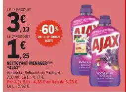 E.Leclerc NETTOYANT MENAGER AJAX offre