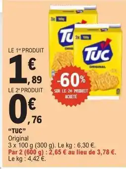 E.Leclerc TUC Original offre