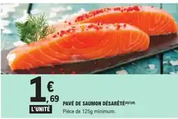 E.Leclerc PAVÉ DE SAUMON DÉSARÊTÉ offre