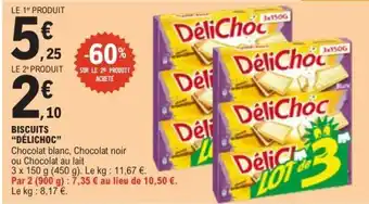 E.Leclerc Biscuits DÉLICHOC offre