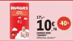 E.Leclerc CHANGES BEBE “HUGGIES” offre