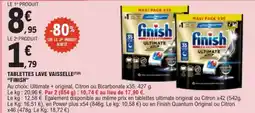 E.Leclerc Tablettes Lave Vaisselle Finish offre