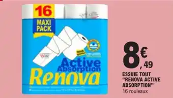 E.Leclerc ESSUIE TOUT RENOVA ACTIVE ABSORPTION offre