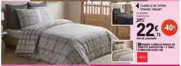 E.Leclerc FLANELLE DE COTON ÉPAISSE 150G/M² offre