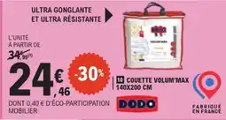 E.Leclerc COUETTE VOLUM'MAX 140X200 CM offre